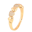 Кольцо Xuping цвет Позолота 18K "Узор с кристаллами" фото №2 Кольцо Xuping цвет Позолота 18K "Узор с кристаллами" фото №2