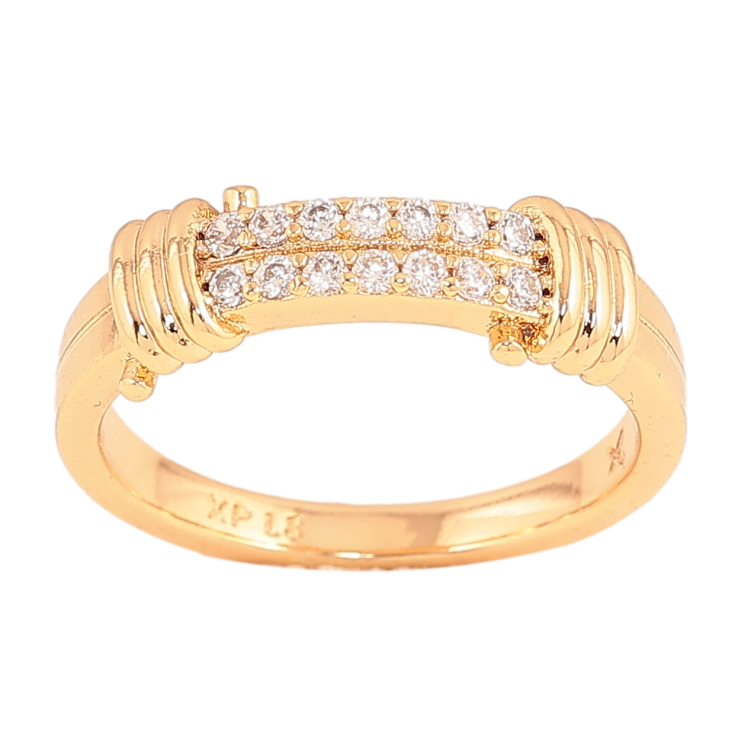 Кольцо Xuping цвет Позолота 18K "Узор с кристаллами" фото №14 Кольцо Xuping цвет Позолота 18K "Узор с кристаллами" фото №14