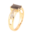 Кольцо Xuping цвет Позолота 18K "Узор с черным кристаллом" фото №2 Кольцо Xuping цвет Позолота 18K "Узор с черным кристаллом" фото №2
