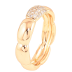 Кольцо Xuping цвет Позолота 18K "Узор с кристаллами" фото №2 Кольцо Xuping цвет Позолота 18K "Узор с кристаллами" фото №2