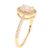 Кольцо Xuping цвет Позолота 18K "Узор с кристаллами" фото №2 Кольцо Xuping цвет Позолота 18K "Узор с кристаллами" фото №2