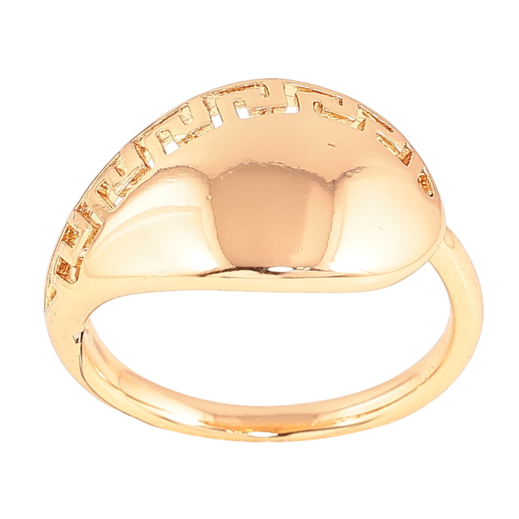 Каблучка Xuping колір Позолота 18K "Грецький візерунок" фото №23 Каблучка Xuping колір Позолота 18K "Грецький візерунок" фото №23