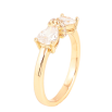 Кольцо Xuping цвет Позолота 18K "Кристальный бант" фото №2 Кольцо Xuping цвет Позолота 18K "Кристальный бант" фото №2
