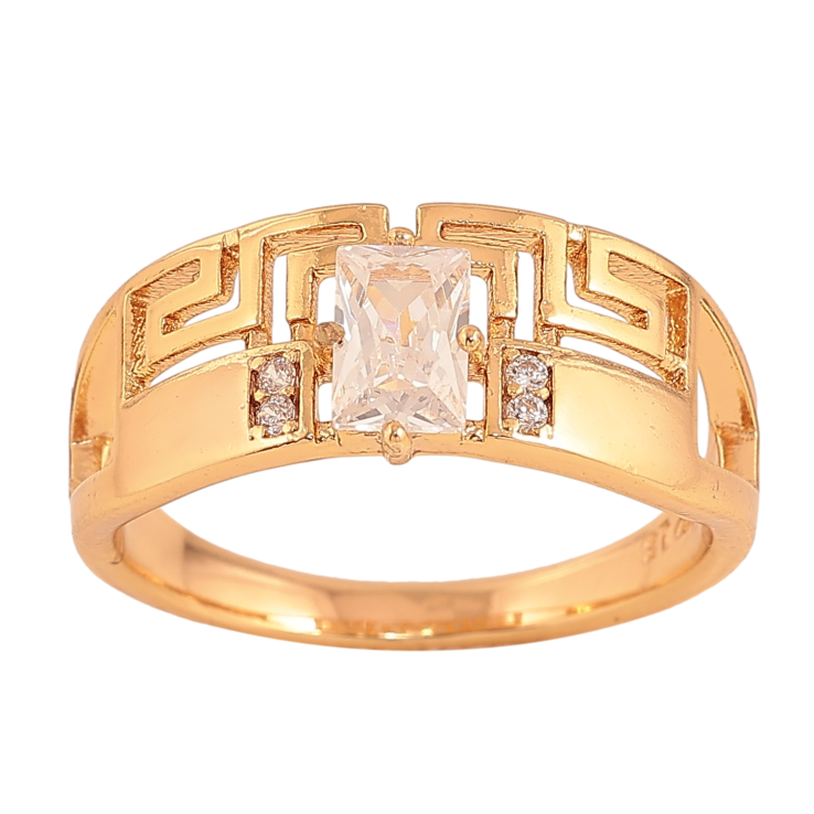 Кольцо Xuping цвет Позолота 18K "Узор с кристаллами" фото №9 Кольцо Xuping цвет Позолота 18K "Узор с кристаллами" фото №9