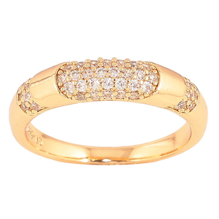 Кольцо Xuping цвет Позолота 18K "Узор с кристаллами" фото №11 Кольцо Xuping цвет Позолота 18K "Узор с кристаллами" фото №11