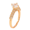 Кольцо Xuping цвет Позолота 18K "Узор с кристаллами" фото №2 Кольцо Xuping цвет Позолота 18K "Узор с кристаллами" фото №2