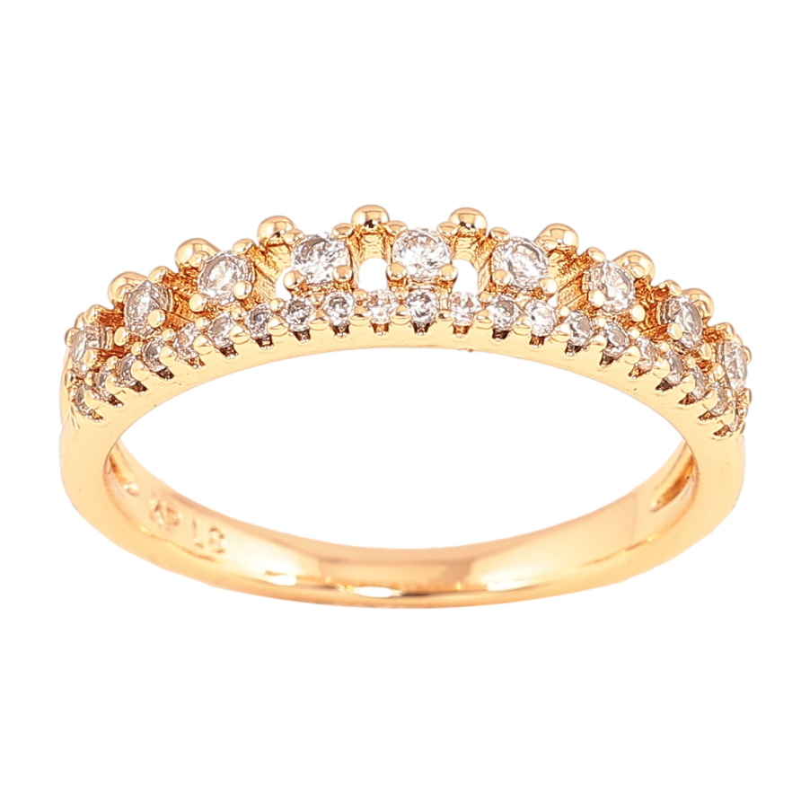 Кольцо Xuping цвет Позолота 18K "Инкрустация кристаллами" фото №1