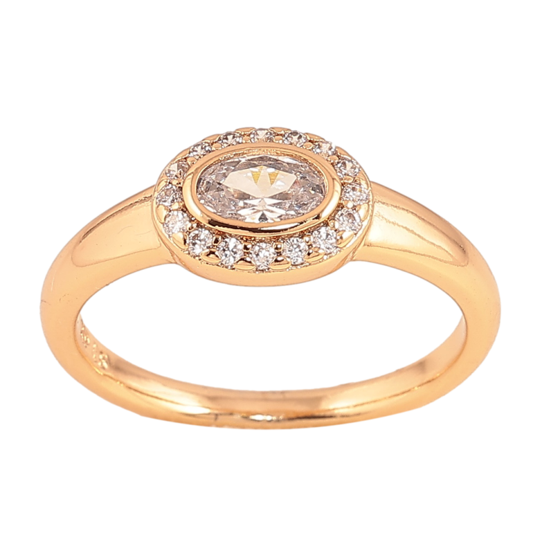 Каблучка Xuping колір Позолота 18K "Візерунок з кристалами" фото №8 Каблучка Xuping колір Позолота 18K "Візерунок з кристалами" фото №8