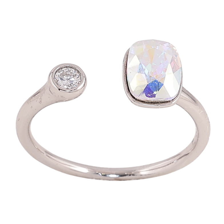 Каблучка Xuping колір Родій із кр-ми Swarovski "Кристал АВ" фото №19 Каблучка Xuping колір Родій із кр-ми Swarovski "Кристал АВ" фото №19