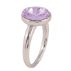 Кольцо Xuping цвет Родий с кристаллами Swarovski "Кристалл Tanzanite" ø 12мм фото №2