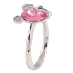 Кольцо Xuping цвет Родий с кристаллами Swarovski "Мишка кристалл Rose" фото №4 Кольцо Xuping цвет Родий с кристаллами Swarovski "Мишка кристалл Rose" фото №4
