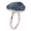Кольцо Xuping цвет Родий с кристаллами Swarovski "Крупный кристалл Montana" 20х23мм фото №2 Кольцо Xuping цвет Родий с кристаллами Swarovski "Крупный кристалл Montana" 20х23мм фото №2