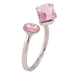 Каблучка Xuping колір Родій з кр-ми Swarovski "Два кристали Rose" фото №2 Каблучка Xuping колір Родій з кр-ми Swarovski "Два кристали Rose" фото №2