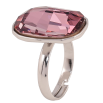 Кольцо Xuping цвет Родий с кр-ми Swarovski "Кристалл Amethyst, 21х16мм" фото №4 Кольцо Xuping цвет Родий с кр-ми Swarovski "Кристалл Amethyst, 21х16мм" фото №4