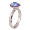 Кольцо Xuping цвет Родий с кр-ми Swarovski "Кристалл Amethyst Delite" ø 10мм фото №3 Кольцо Xuping цвет Родий с кр-ми Swarovski "Кристалл Amethyst Delite" ø 10мм фото №3