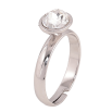 Кольцо Xuping цвет Родий с кр-ми Swarovski "Кристалл Clear" фото №2 Кольцо Xuping цвет Родий с кр-ми Swarovski "Кристалл Clear" фото №2
