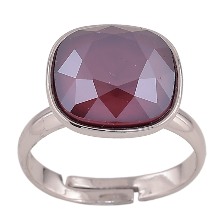 Кольцо Xuping цвет Родий с кр-ми Swarovski "Кристалл Burgundy" 14х14мм фото №16 Кольцо Xuping цвет Родий с кр-ми Swarovski "Кристалл Burgundy" 14х14мм фото №16