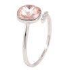 Кольцо Xuping цвет Родий с кр-ми Swarovski "Кристалл Light Rose с кристаллами" фото №2 Кольцо Xuping цвет Родий с кр-ми Swarovski "Кристалл Light Rose с кристаллами" фото №2