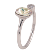 Кольцо Xuping цвет Родий с кр-ми Swarovski "Кристалл Luminous Green с кристаллом" фото №3 Кольцо Xuping цвет Родий с кр-ми Swarovski "Кристалл Luminous Green с кристаллом" фото №3