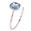 Каблучка Xuping колір Родій з кр-ми Swarovski "Кристал Montana" фото №4 Каблучка Xuping колір Родій з кр-ми Swarovski "Кристал Montana" фото №4