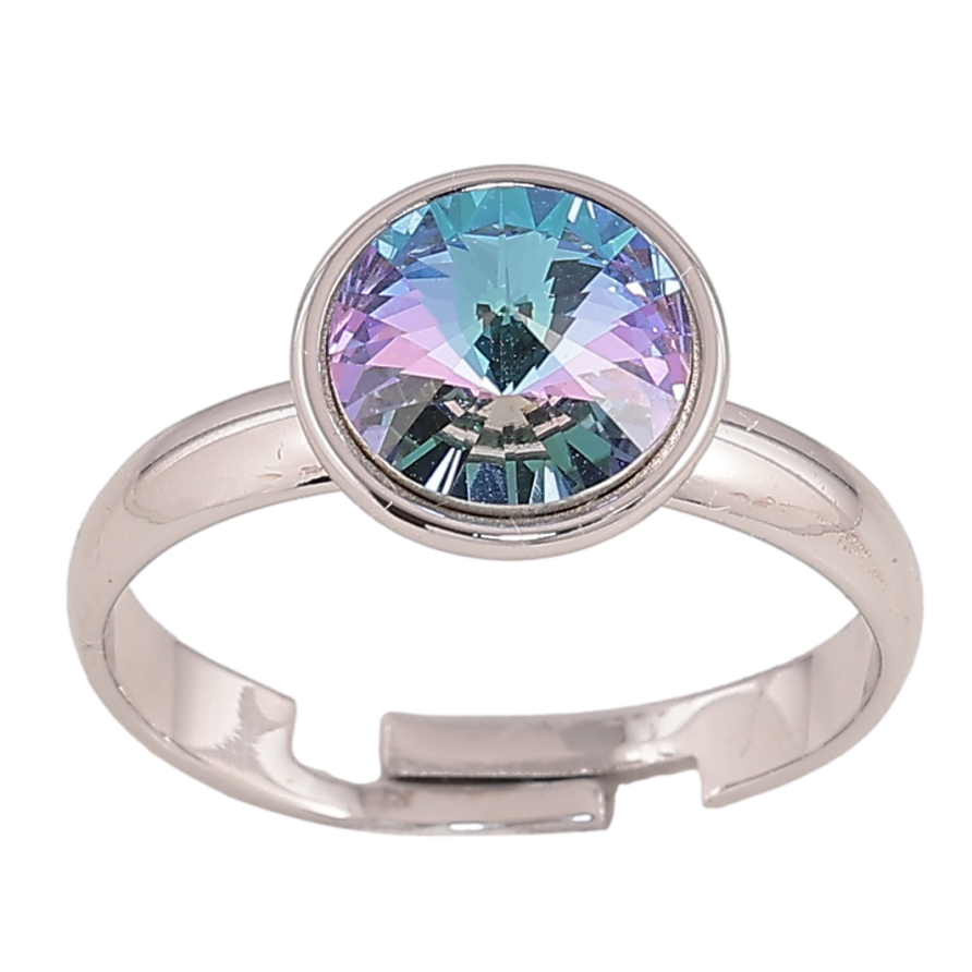 Кольцо Xuping цвет Родий с кр-ми Swarovski "Кристалл Paradise Shine" ø 10мм фото №1 Кольцо Xuping цвет Родий с кр-ми Swarovski "Кристалл Paradise Shine" ø 10мм фото №1