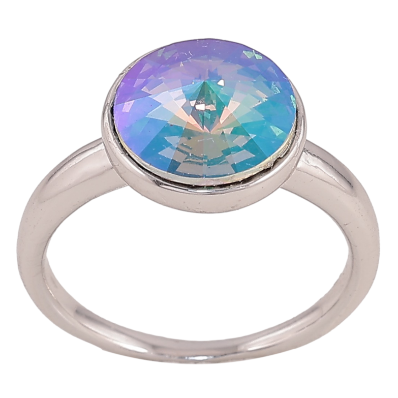 Кольцо Xuping цвет Родий с кр-ми Swarovski "Кристалл Paradise Shine" ø 12мм фото №1 Кольцо Xuping цвет Родий с кр-ми Swarovski "Кристалл Paradise Shine" ø 12мм фото №1