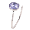 Кольцо Xuping цвет Родий с кр-ми Swarovski "Кристалл Provence Lavender с кристаллами" фото №4