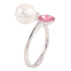 Кольцо Xuping цвет Родий с кр-ми Swarovski "Кристалл Rose с жемчужиной" фото №2 Кольцо Xuping цвет Родий с кр-ми Swarovski "Кристалл Rose с жемчужиной" фото №2