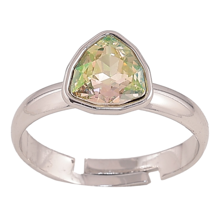 Каблучка Xuping колір Родій з кр-ми Swarovski "Кристал Vitrail Light" фото №22
