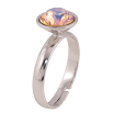 Кольцо Xuping цвет Родий с кр-ми Swarovski "Кристалл Topaz Shimmer" ø 10мм фото №2 Кольцо Xuping цвет Родий с кр-ми Swarovski "Кристалл Topaz Shimmer" ø 10мм фото №2