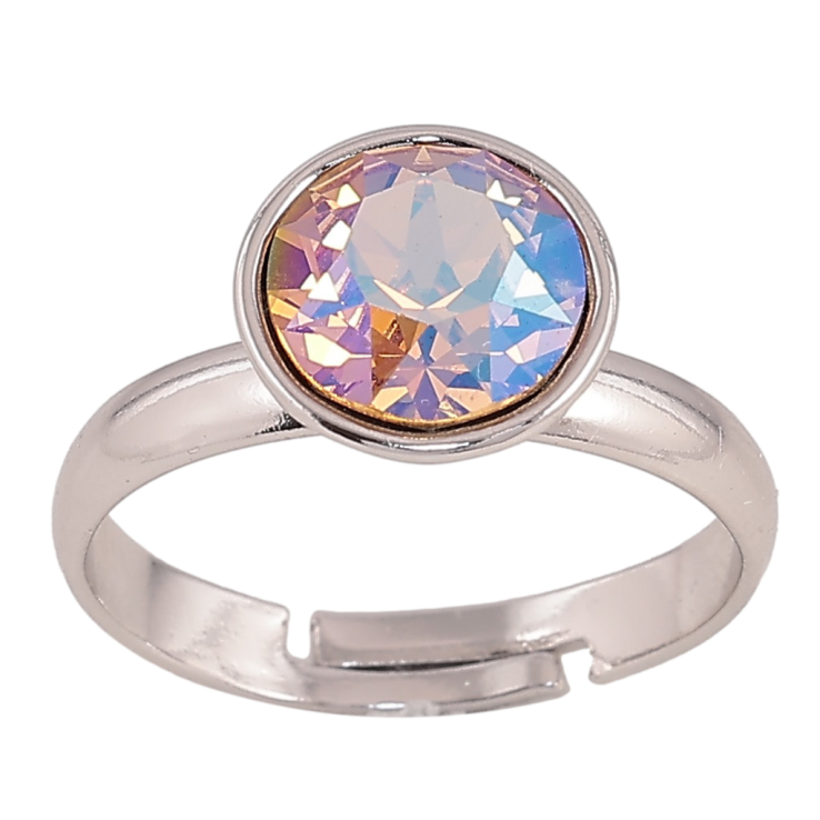 Кольцо Xuping цвет Родий с кр-ми Swarovski "Кристалл Topaz Shimmer" ø 10мм фото №25 Кольцо Xuping цвет Родий с кр-ми Swarovski "Кристалл Topaz Shimmer" ø 10мм фото №25