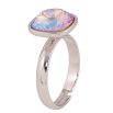 Кольцо Xuping цвет Родий с кр-ми Swarovski Кристалл "Topaz Shimmer" 12х12мм фото №2 Кольцо Xuping цвет Родий с кр-ми Swarovski Кристалл "Topaz Shimmer" 12х12мм фото №2