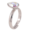 Кольцо Xuping цвет Родий с кр-ми Swarovski "Кристальная капелька АВ" фото №4 Кольцо Xuping цвет Родий с кр-ми Swarovski "Кристальная капелька АВ" фото №4
