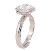 Кольцо Xuping цвет Родий с кр-ми Swarovski "Кристальный цветочек Clear" фото №2 Кольцо Xuping цвет Родий с кр-ми Swarovski "Кристальный цветочек Clear" фото №2