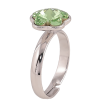 Кольцо Xuping цвет Родий с кр-ми Swarovski "Кристальный цветочек Peridot" фото №3 Кольцо Xuping цвет Родий с кр-ми Swarovski "Кристальный цветочек Peridot" фото №3