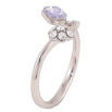 Кольцо Xuping цвет Родий с кр-ми Swarovski "Кристальный цветочек с бабочкой Tanzanite" фото №2 Кольцо Xuping цвет Родий с кр-ми Swarovski "Кристальный цветочек с бабочкой Tanzanite" фото №2