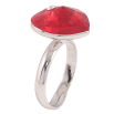 Каблучка Xuping колір Родій з кр-ми Swarovski "Кристальне серце Siam" фото №4 Каблучка Xuping колір Родій з кр-ми Swarovski "Кристальне серце Siam" фото №4