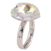 Кольцо Xuping цвет Родий с кр-ми Swarovski "Кристальное сердце Shimmer" фото №4 Кольцо Xuping цвет Родий с кр-ми Swarovski "Кристальное сердце Shimmer" фото №4