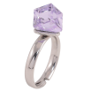 Кольцо Xuping цвет Родий с кр-ми Swarovski "Кристальный куб Tanzanite, 8х8мм" фото №2 Кольцо Xuping цвет Родий с кр-ми Swarovski "Кристальный куб Tanzanite, 8х8мм" фото №2