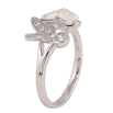 Кольцо Xuping цвет Родий с кр-ми Swarovski "Бабочки с кр-лом AВ" фото №2 Кольцо Xuping цвет Родий с кр-ми Swarovski "Бабочки с кр-лом AВ" фото №2
