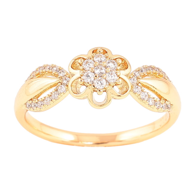 Каблучка Xuping колір позолота 18K квітка з кристалами фото №12 Каблучка Xuping колір позолота 18K квітка з кристалами фото №12