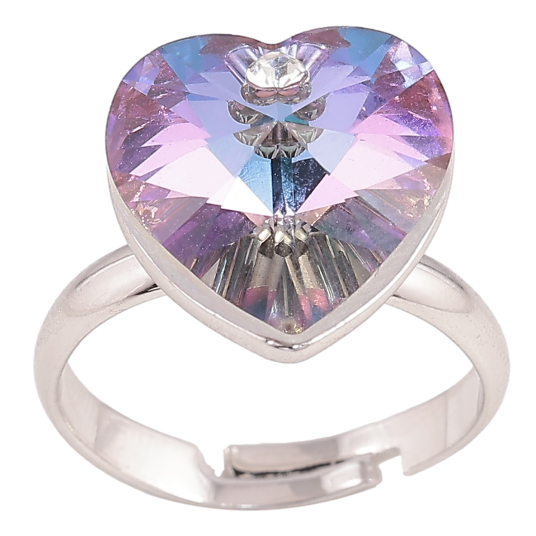 Кільце Xuping колір Родій з кр-ми Swarovski "Кристальне серце Paradise Shine" фото №4 Кільце Xuping колір Родій з кр-ми Swarovski "Кристальне серце Paradise Shine" фото №4