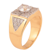 Перстень Xuping цвет Позолота 18K+Родий "Инкрустация кристаллами" фото №2 Перстень Xuping цвет Позолота 18K+Родий "Инкрустация кристаллами" фото №2