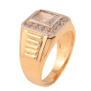 Перстень Xuping цвет Позолота 18K+Родий "Инкрустация кристаллами" фото №2 Перстень Xuping цвет Позолота 18K+Родий "Инкрустация кристаллами" фото №2