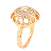 Кольцо Xuping цвет Позолота 18K "Узор с кристаллами" фото №2 Кольцо Xuping цвет Позолота 18K "Узор с кристаллами" фото №2