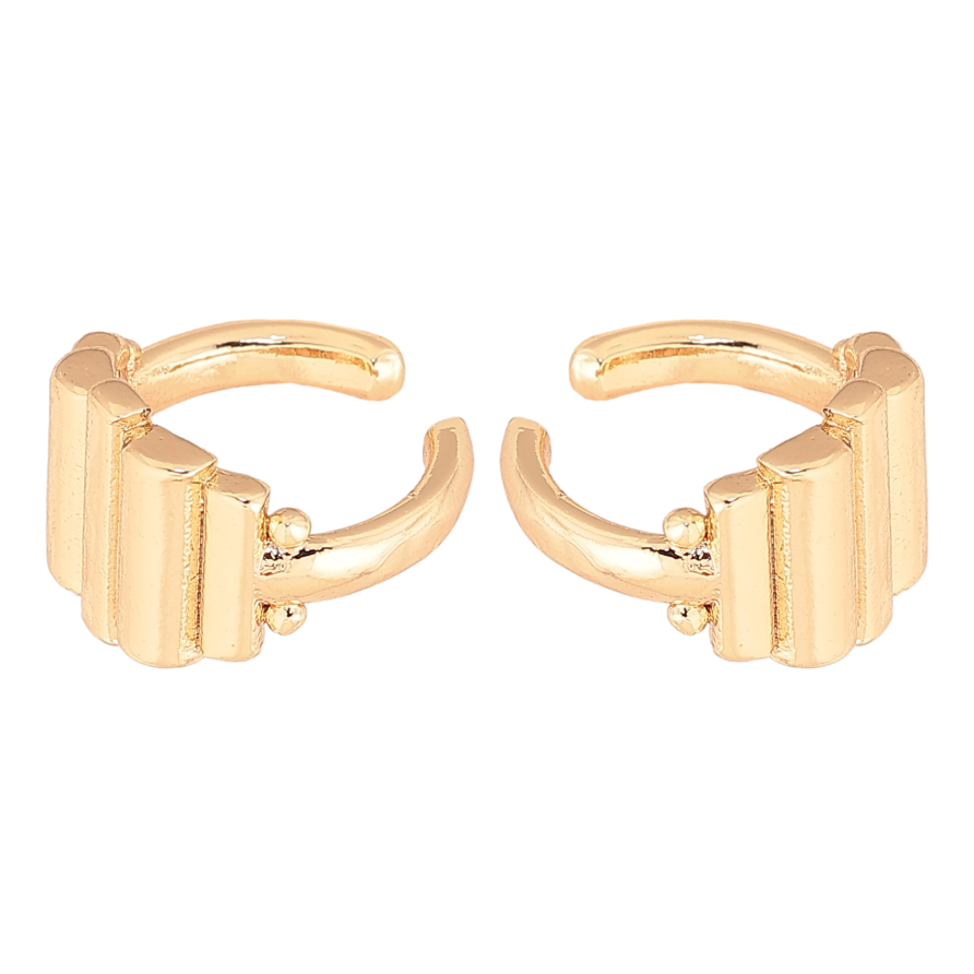 Серьги Xuping M&L цвет 18К каффы "Декоративный узор" фото №1 Серьги Xuping M&L цвет 18К каффы "Декоративный узор" фото №1