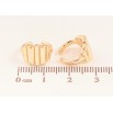 Серьги Xuping M&L цвет 18К каффы "Декоративный узор" фото №2 Серьги Xuping M&L цвет 18К каффы "Декоративный узор" фото №2