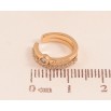 Серьги Xuping цвет Позолота 18K моно-каффа "Узор с кристаллами" фото №2 Серьги Xuping цвет Позолота 18K моно-каффа "Узор с кристаллами" фото №2