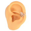 Серьги Xuping цвет Позолота 18K моно-каффа "Узор с кристаллами" фото №3 Серьги Xuping цвет Позолота 18K моно-каффа "Узор с кристаллами" фото №3