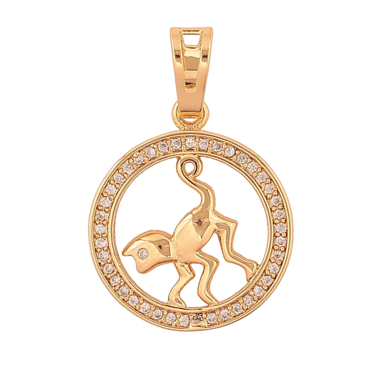 Кулон Xuping цвет Позолота 18K "Обезьянка" для цепочки до 5мм (Залит камень!) фото №24